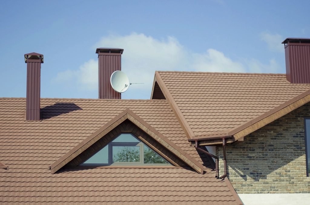Roofing materials up close